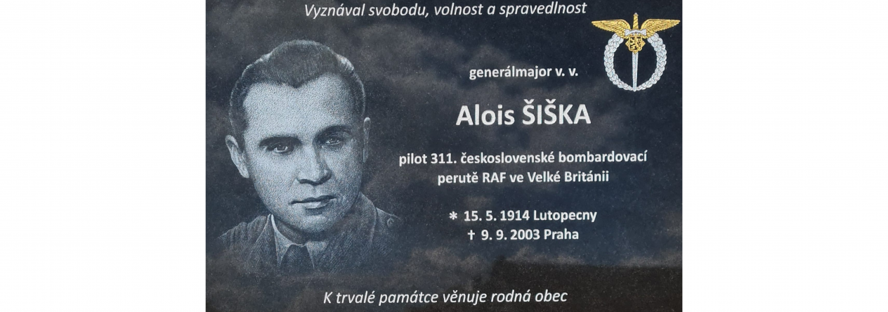 pamětní deska gen. Šišky