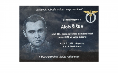 pamětní deska gen. Šišky