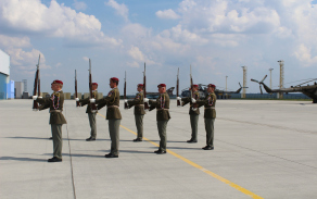 Ukázka vystoupení čestné stráže AČR