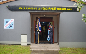 Budova Stálé expozice letiště Náměšť nad Oslavou