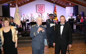gnerálmajor Emil Boček byl nejvýznamnějším hostem večera