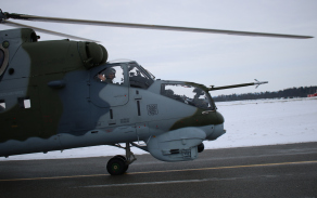 major Vladik plní poslední misi ve vrtulníku Mi-24