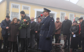 Projev velitele 22.základny vrtulníkového letectva