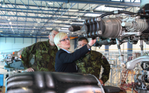 Prohlídka vrtulníku Mi-24/35