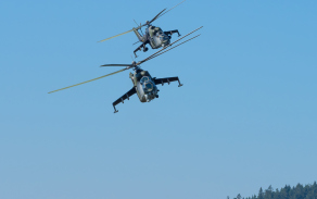 Přímá letecká podpora vrtulníky Mi-24