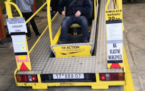 nárazový simulátor BESIP