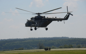 slanění FAC do prostoru navádění + krytí místa vysazení Mi-24