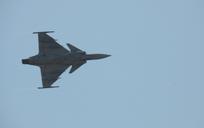 display ukázka JAS 39 Gripen