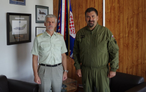 Armádní generál Petr Pavel a plukovník Petr Čepelka