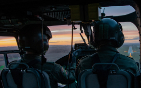 Kokpit vrtulníku A-109BA