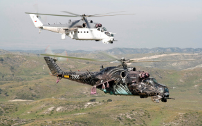 náměšťské vrtulníky Mi-24 na NTM16