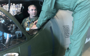 Prohlídka vrtulníku Mi-24/35