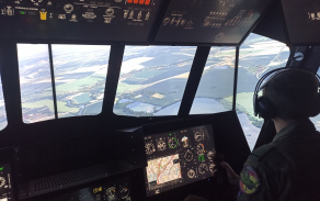 Pilot při plnění úkolů operace