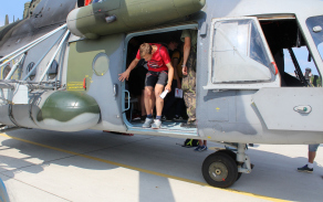 prohlídka vrtulníku Mi-171Š