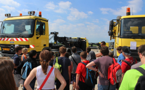 ukázka letištní techniky