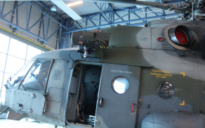 Vrtulník Mi-171Š s novým záchranným jeřábem