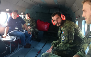 vývoz ve vrtulníku Mi-171