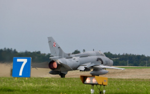 stíhací bombardér Suchoj Su-22 polské armády