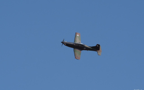 Z výcviku aktivní zálohy - kasárna Vícenice - turbovrtulový letoun Pilatus PC-9M (Slovinsko)