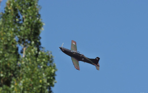 Z výcviku aktivní zálohy - kasárna Vícenice - turbovrtulový letoun Pilatus PC-9M (Slovinsko)