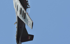 Z výcviku aktivní zálohy - kasárna Vícenice - turbovrtulový letoun Pilatus PC-9M (Slovinsko)