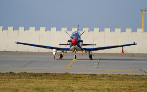 Turbovrtulový letoun Pilatus PC-9M Německo